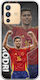 Euro 2024 Rodri Vivo V23 5g Huse și carcase flexibile din silicon transparent TPU