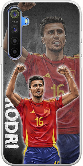 Euro 2024 Rodri Realme 6 Flexible Tpu Transparent Silicone
