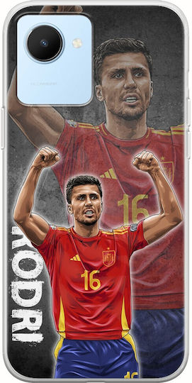 Euro 2024 Rodri Realme C30 Carcasa flexibilă din silicon transparent