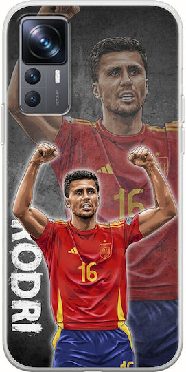 Euro 2024 Rodri Xiaomi 12t 12t Pro TPU Flexibil Transparent din Silicon