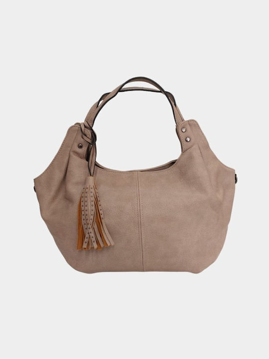 Chris Borsa Women's Bag Shoulder Beige