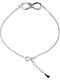 925 Silver Bracelet Infinity Butterfly