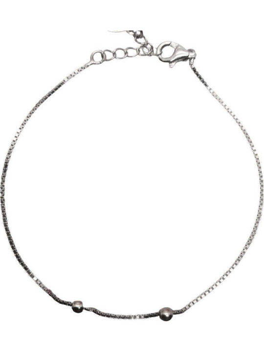 Adjustable Rhodium-plated 925 Silver Bracelet