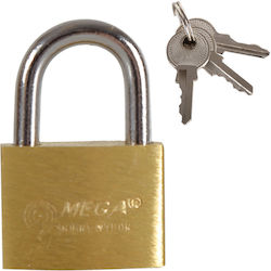 Mega Bronze Padlock Brass with Key 40mm 1pcs