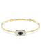 Swarovski Bracelet Handcuffs Gold Plated