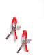 Comfort Brustwarzenklemmen in Rot Farbe