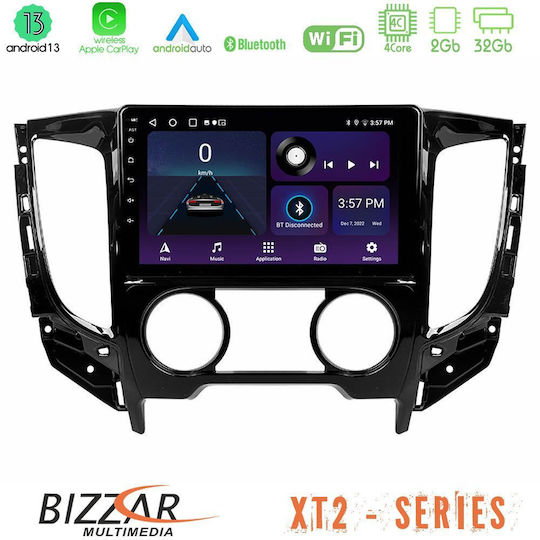 Bizzar Ηχοσύστημα Αυτοκινήτου 2DIN με A/C (Bluetooth/USB/WiFi/GPS/Apple-Carplay/Android-Auto) με Οθόνη Αφής 9"
