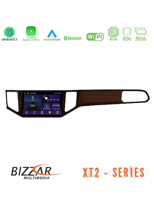 Bizzar Car Audio System 2DIN (Bluetooth/USB/WiFi/GPS/Apple-Carplay/Android-Auto) with Touch Screen 9"