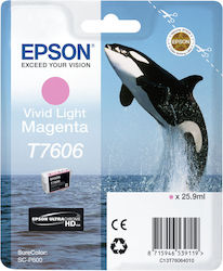 Epson T7606 C13T76064N10 Original Inkjet Printer Ink Light Magenta