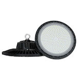 Horwood Commercial Bell LED Light 200W Cool White 22000lm with Built-in LED Black