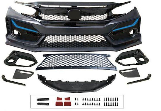 Bumper Car Front Design Compatible with Honda Civic 2016-2021