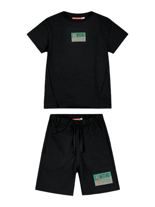 Energiers Set Summer 2pcs Black Μακό