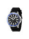 Invicta Pro Diver Watch Battery with Black Rubber Strap