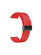 KOSTELO Gummi-Armband Rot 22mm