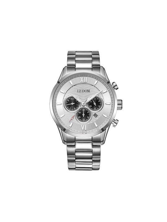 Le Dom Watch Battery with Silver Metal Bracelet