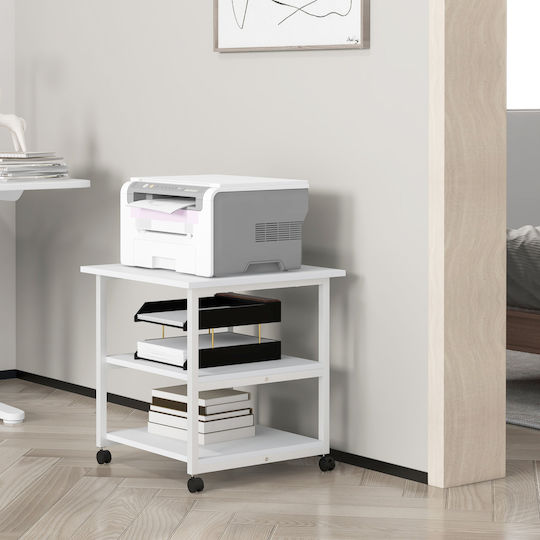 HomCom Druckerzubehör Tischständer Drucker 924-090V00WT