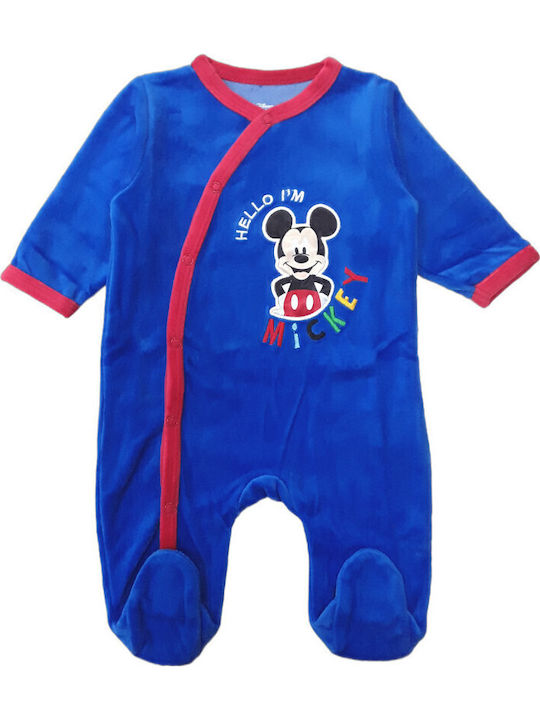 Disney Mickey Φορμάκι Βελουτέ Blue