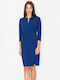 Figl Midi Kleid Marineblau