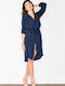 Figl Summer Dress Navy Blue