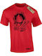 Men's Cartoon Cotton T-Shirts Takeposition Anime One Piece Red 320-1020b-05