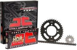 JT Sprockets Σετ Γρανάζια Αλυσίδα για Sym VF 185