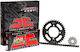 JT Sprockets Kit lanț și pinion pentru Sym VF 185