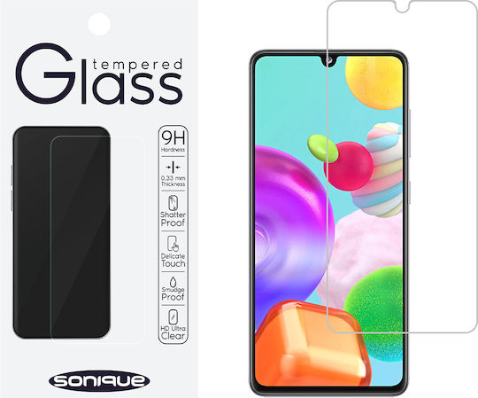 Sonique Hardy Glass Premium Series HD 9H 2.5D 0.33mm Full Glue Tempered Glass (Galaxy A41)