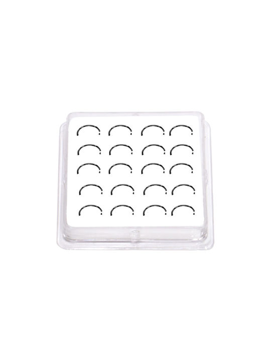 Ro-Ro Accessories Nasenpiercing aus Silber Schwarz