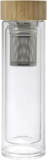 Flasche Wasser Glas mit Schraubverschluss Transparent 400ml Flasche Wasser Glas mit Schraubverschluss Transparent 400ml