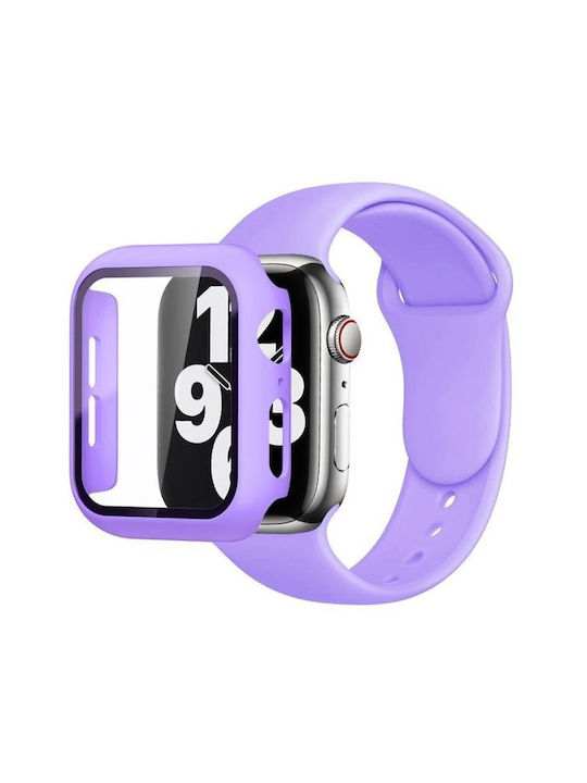 Watch Series 7 Plastic Case in Purple color for Apple Watch Series 7