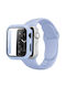 Watch Series 7 Plastikhülle in Lila Farbe für Apple Watch Serie 7