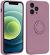 Ring Back Cover Silicon Violet (Huawei P40 Lite E)