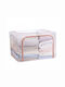 Plastic Storage Box with Lid Red 50x40x33cm 1pcs