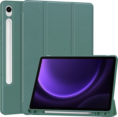Techsuit Flip Cover Silicone Green iPad Pro 11 (2024)