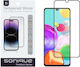 Sonique Hardy Glass Premium Series HD 9H 2.5D 0.33мм Пълно лепило Закалено стъкло за цялото лице Черен (Galaxy A41)