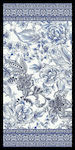 Bassetti Πετσέτα Θαλάσσης Βαμβακερή Μπλε 180x90εκ.