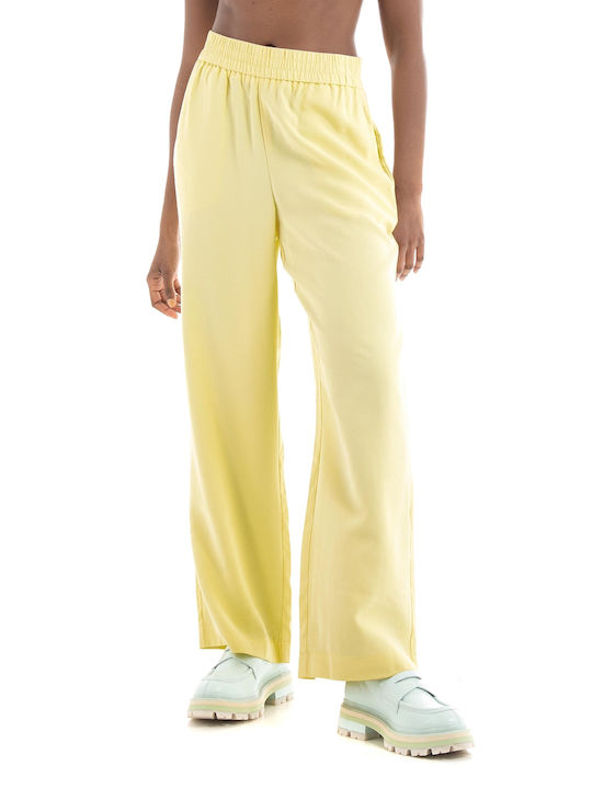 Vero Moda Γυναικείο Υφασμάτινο Παντελόνι Lemon Meringue