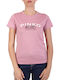 Pinko Bussolotto Damen T-shirt Pink