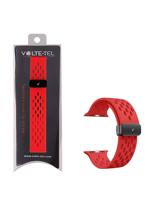 Volte-Tel Каишка Силикон Червен (Samsung Watch 6/6 Classic)