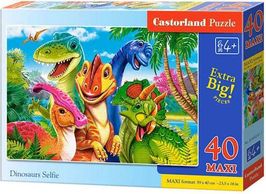 Castorland Динозаври Селфи Пъзел 40 Макси Части B-40391