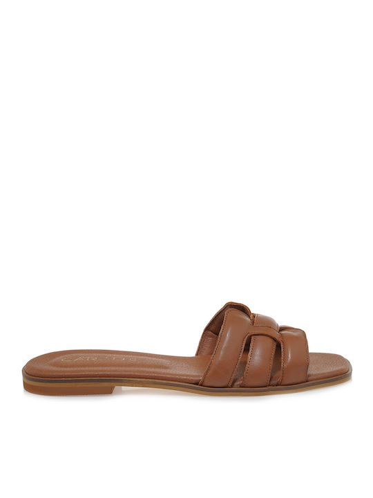 Kalista Leather Women's Sandals Tabac Brown