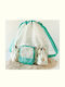 Kiokids Snail Παιδική Τσάντα Θαλάσσης Μπεζ 30x18x40εκ.