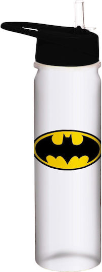 Pyramid International Παιδικό Παγούρι Batman Πλαστικό με Καλαμάκι Διάφανο