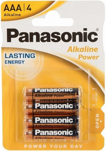 Panasonic Алкални Батерии AAA 1.5V 4бр
