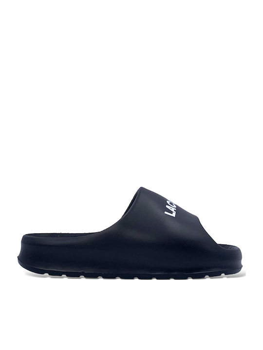 Lacoste Serve Slide 2.0 Slides σε Μαύρο Χρώμα