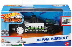 Hot Wheels Speeders Mașinuță Pull Back Poliția Alpha Pursuit pentru 3++ Ani