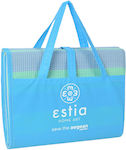 Estia Plastic Beach Mat Light Blue 180x86cm