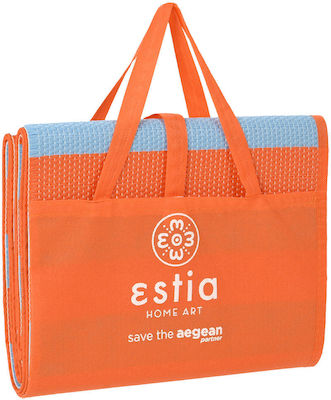 Estia Strandmatte Orange 180x180cm