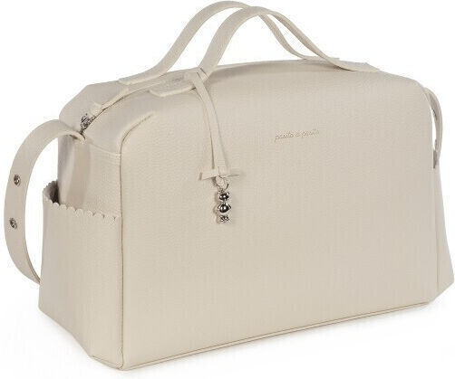 Pasito a Pasito Shoulder/Hand Diaper Bag Beige 38x28x16cm.