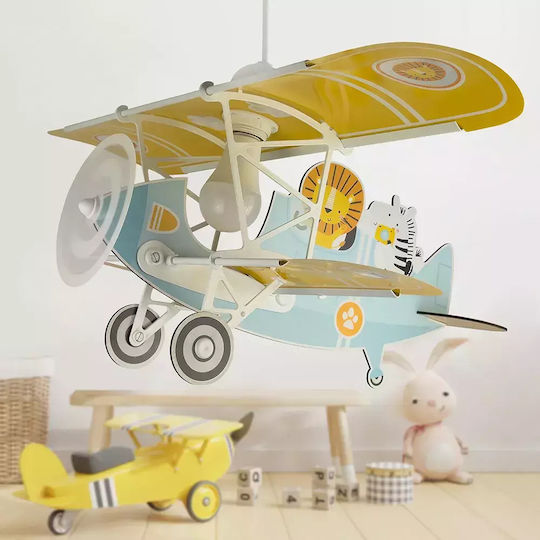 Ango Kids Single Ceiling Light E27 Transparent 15W 64x47cm